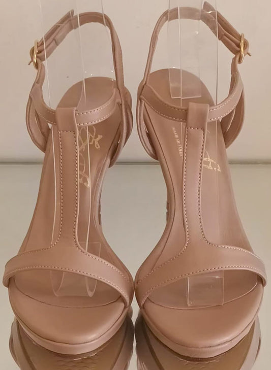 art 200 Sandale rose naturel 'nude'