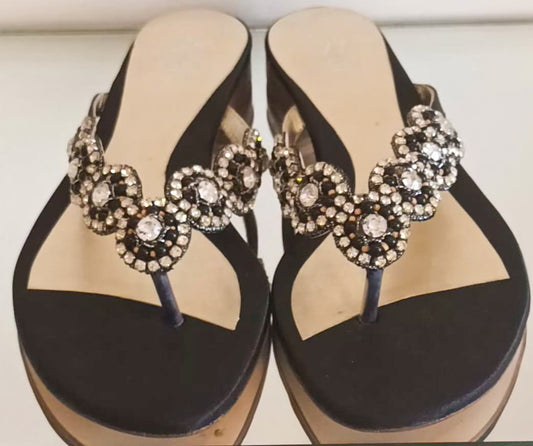 Tongue cuir noir art 1214